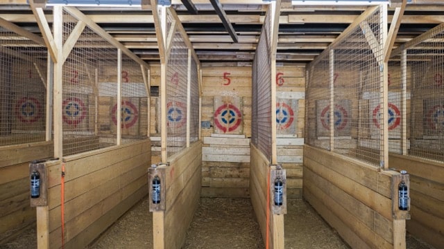 Lancer de haches près de Charleroi