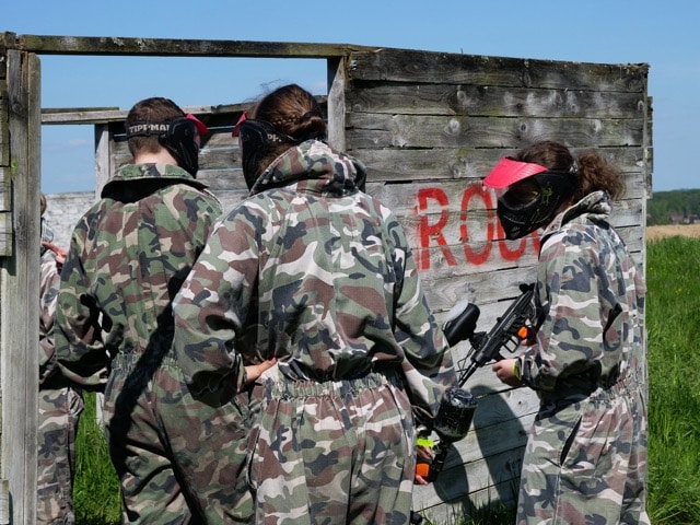 Paintball en équipe